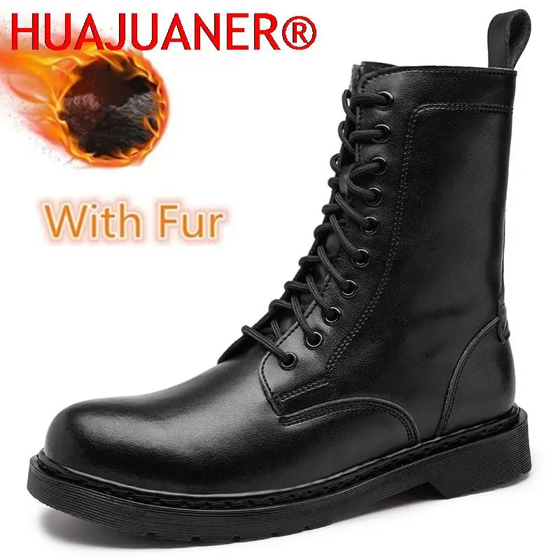 

Fashion Tactical Boots Men Outdoor Men's Shoes High Top Motorcycle Boots Man Army Men Big Size Shoes Casual British