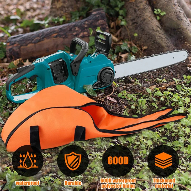 【Must-Haves】Chainsaw Carrying Bag Oxford 16Inch Woodworking Tool Bag Waterproof Chainsaw Carrying Case Chainsaw Bag