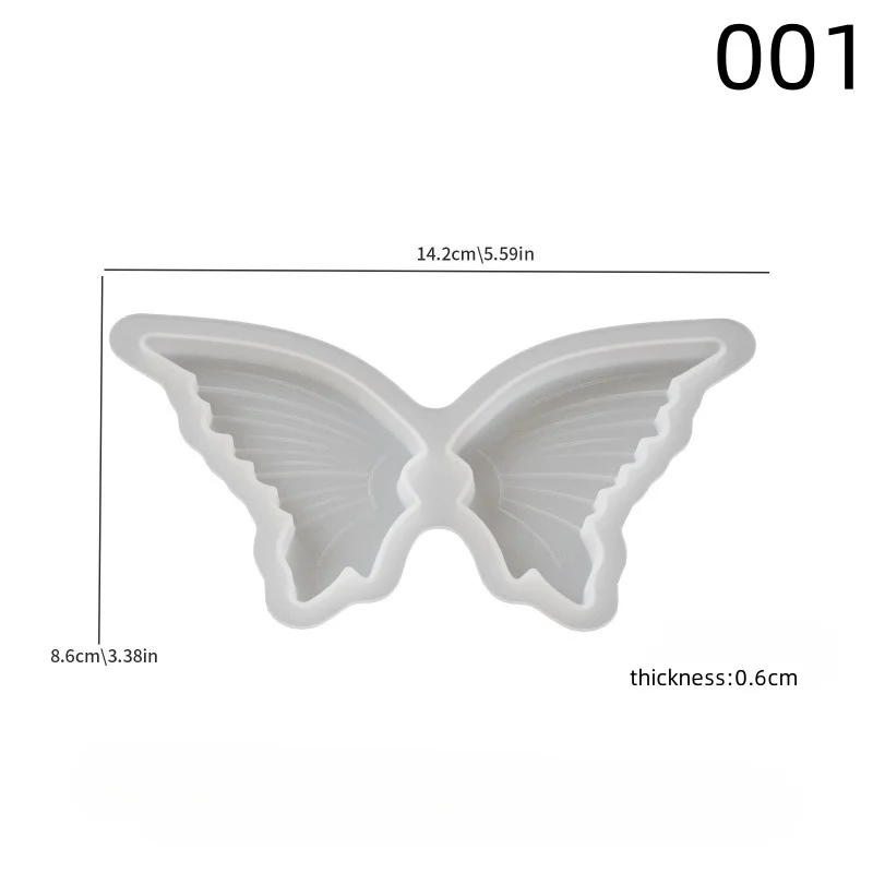 Pendentif en forme d'aile de papillon, ornement en gypse, moule en Silicone, bricolage d'aromathérapie, décoration de salle de printemps, moule en résine, artisanat de maison