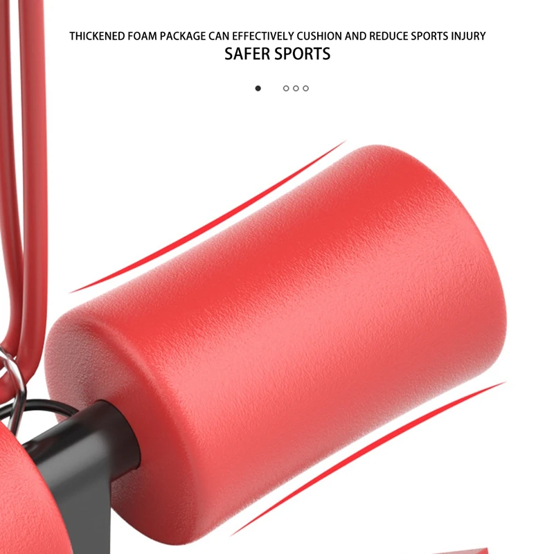 شريط AU-Sit Up مع أشرطة مقاومة، جهاز مساعد الجلوس المحمول القابل للتعديل، معدات تمارين البطن مع أكواب شفط