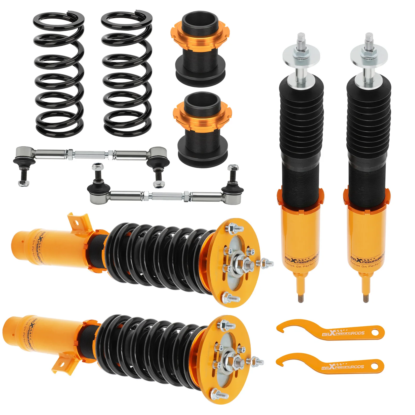 Adjustable Coilovers + Rear Camber + Toe Arm Kit For BMW 3-Series E92 RWD 06-13 3 Series 325i 328i 335i E92