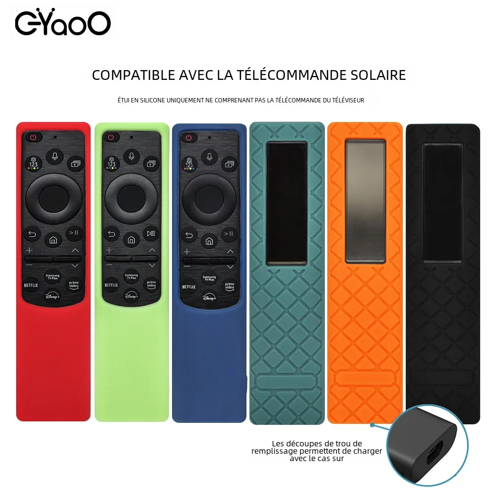 Samsung BN59-01385 BN59-01386 TM2280E housse en Silicone pour Samsung Smart TV t�l�commande de cellules solaires
