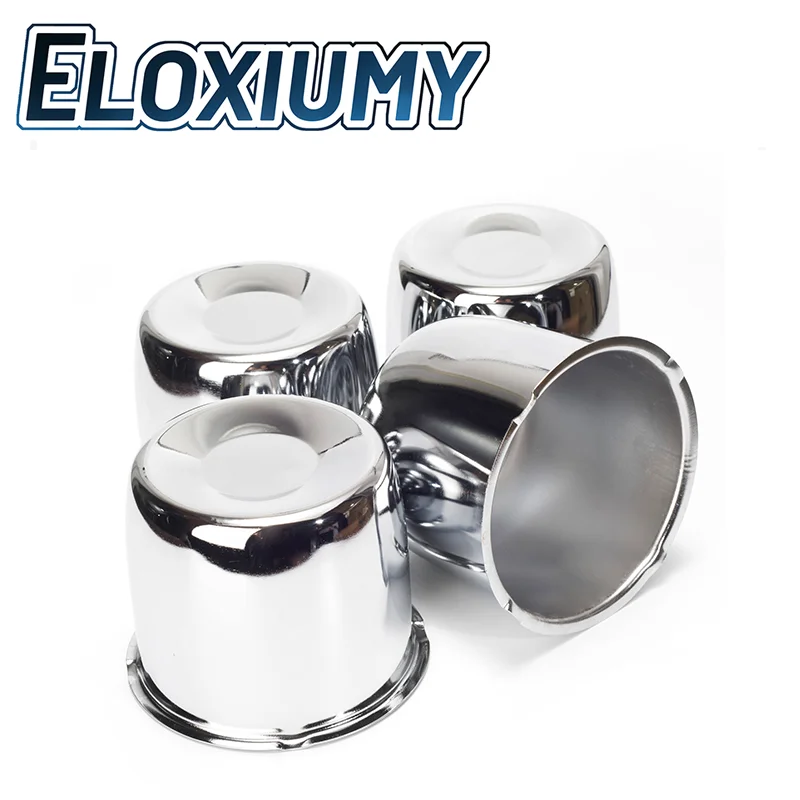 Eloxiumy 2pcs or 4pcs 110.5mm Push Through Wheel Center Caps For 4.35" trailer/truck rims center bore 3.72" tall Car Accessory