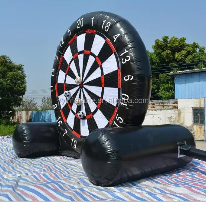 Hot Sale inflatable dart game/inflatable soccer darts with free ball set