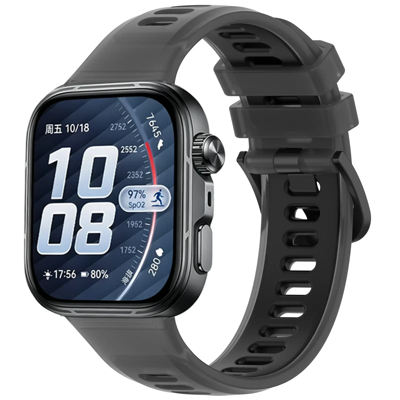 Durchscheinendes Silikonarmband für Huawei Watch Fit 5 Fit5 Pro Armband Uhrenarmband für Huawei Fit 3 4 Fit4Pro Ersatzarmband – Detail 14