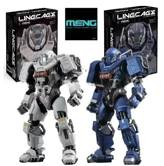 MENG MECHA-011 1/9 MU-2 Heavy Mecha White Shark Action Figures MU-2 Heavy Mecha City Guardian Ling Cage Anime Model Toys