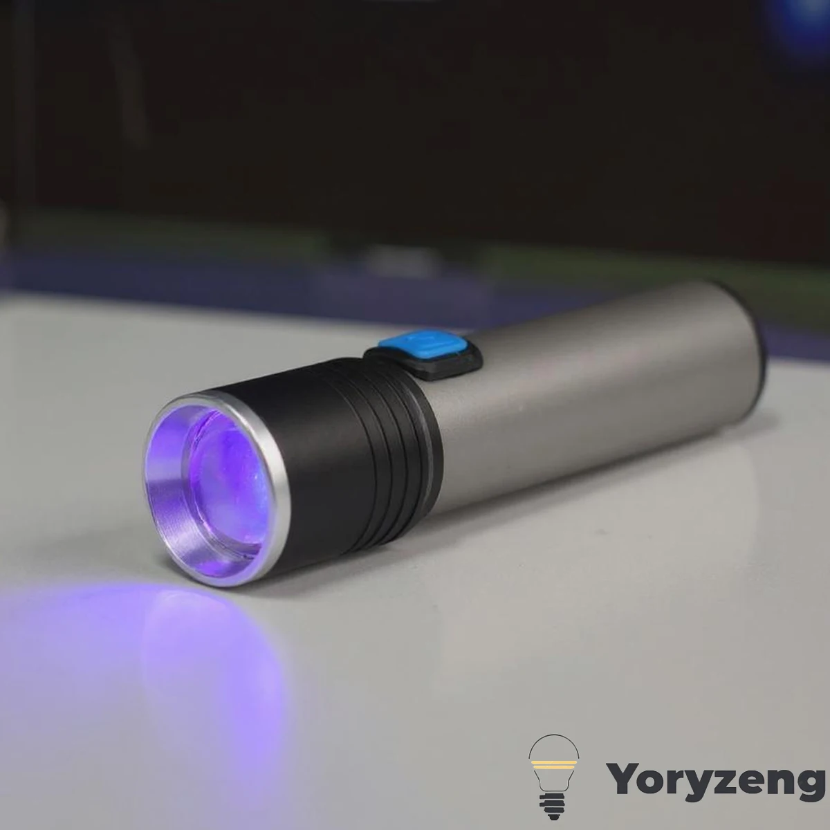 

Uv Led Flashlight Blacklight Flashlights Torches 395nm Violet Ultraviolet Aluminum Portable 3-light-modes Usb Recharge Detection