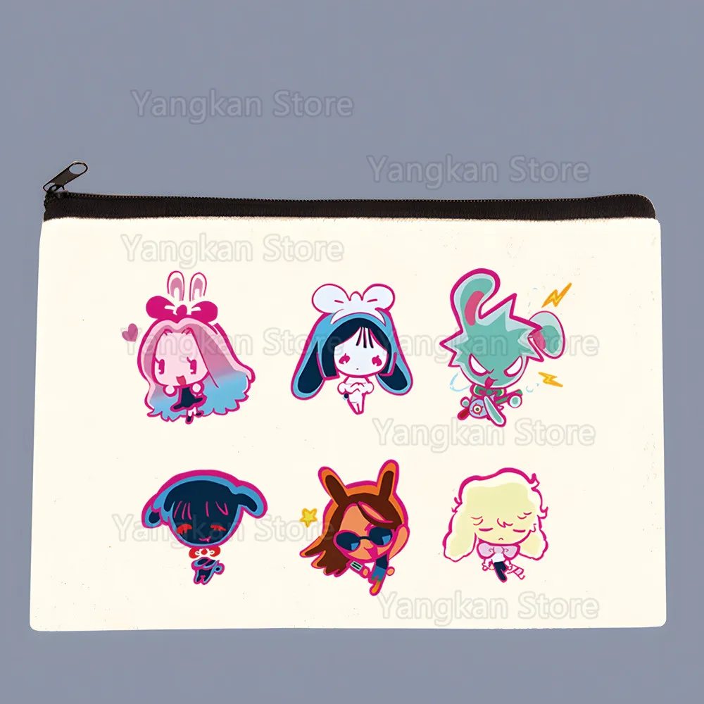 Alien Stage Cosmetic Bag Women Makeup Kawaii Toiletry Canvas Travel Organizer Zipper Handbag Purse