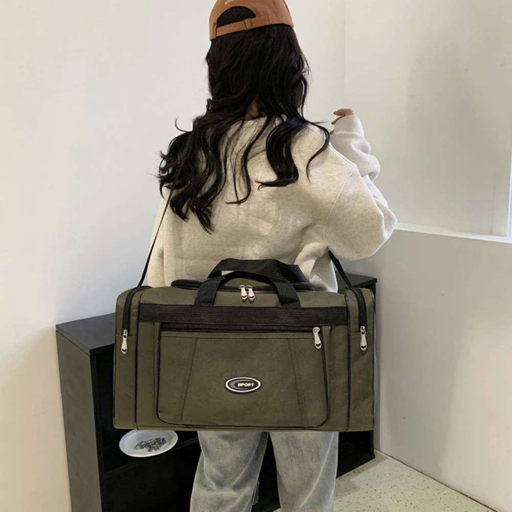 أكسفورد عطلة نهاية الأسبوع حقيبة واق من المطر سعة كبيرة رحلة العمل حقيبة التخزين مقاوم للماء المحمولة للجنسين سستة في الهواء الطلق حقيبة سفر واق من المطر #3