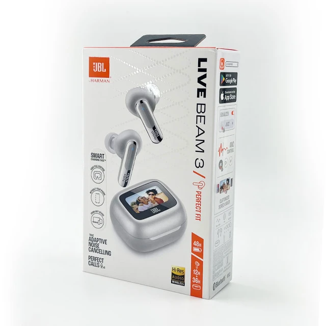 JBL Live Beam 3 ANC Bluetooth Earbuds Hi Res Audio Wireless Headphone Dual Connection BT5.3 IP55 Waterproof 48 Hours Playtime AliExpress