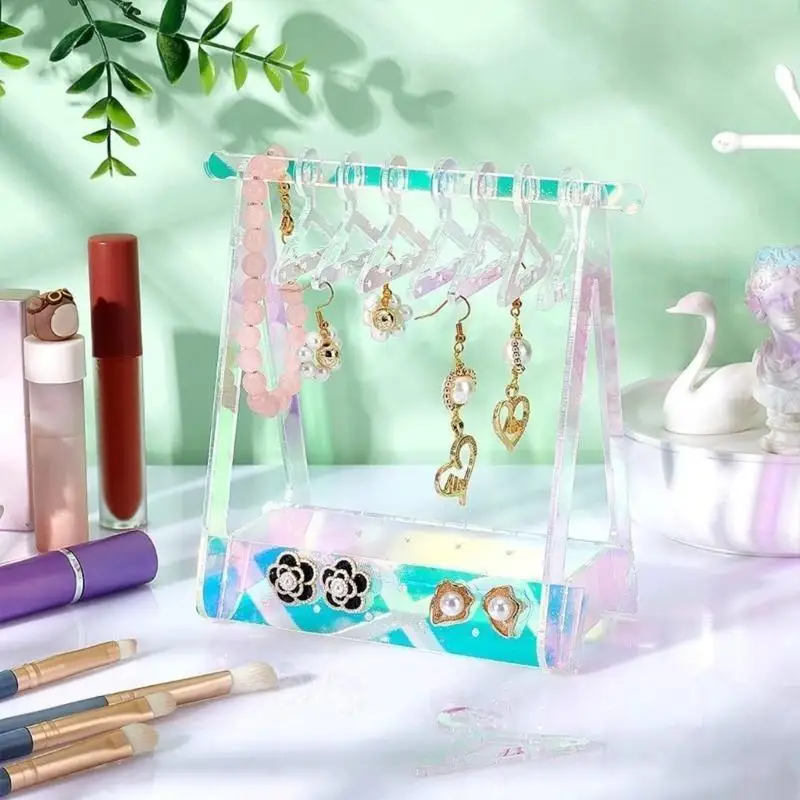  Customizable Silicone Resin Mold Earring Display Shelf Mould Jewelry Making Tool