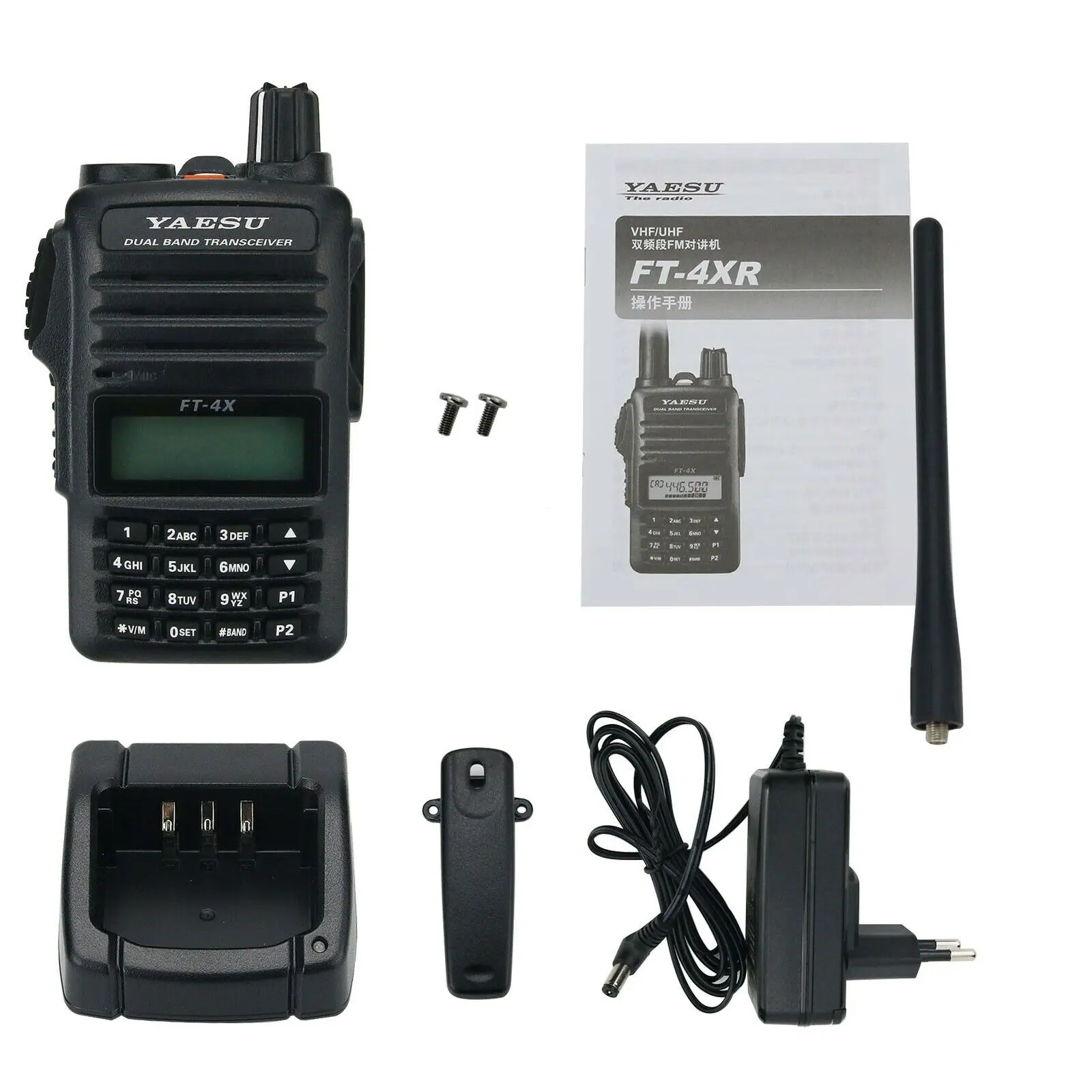 

YAESU FT-4XR 5 Вт 3 км VHF UHF радио двухдиапазонный приемопередатчик Walkie Talkie