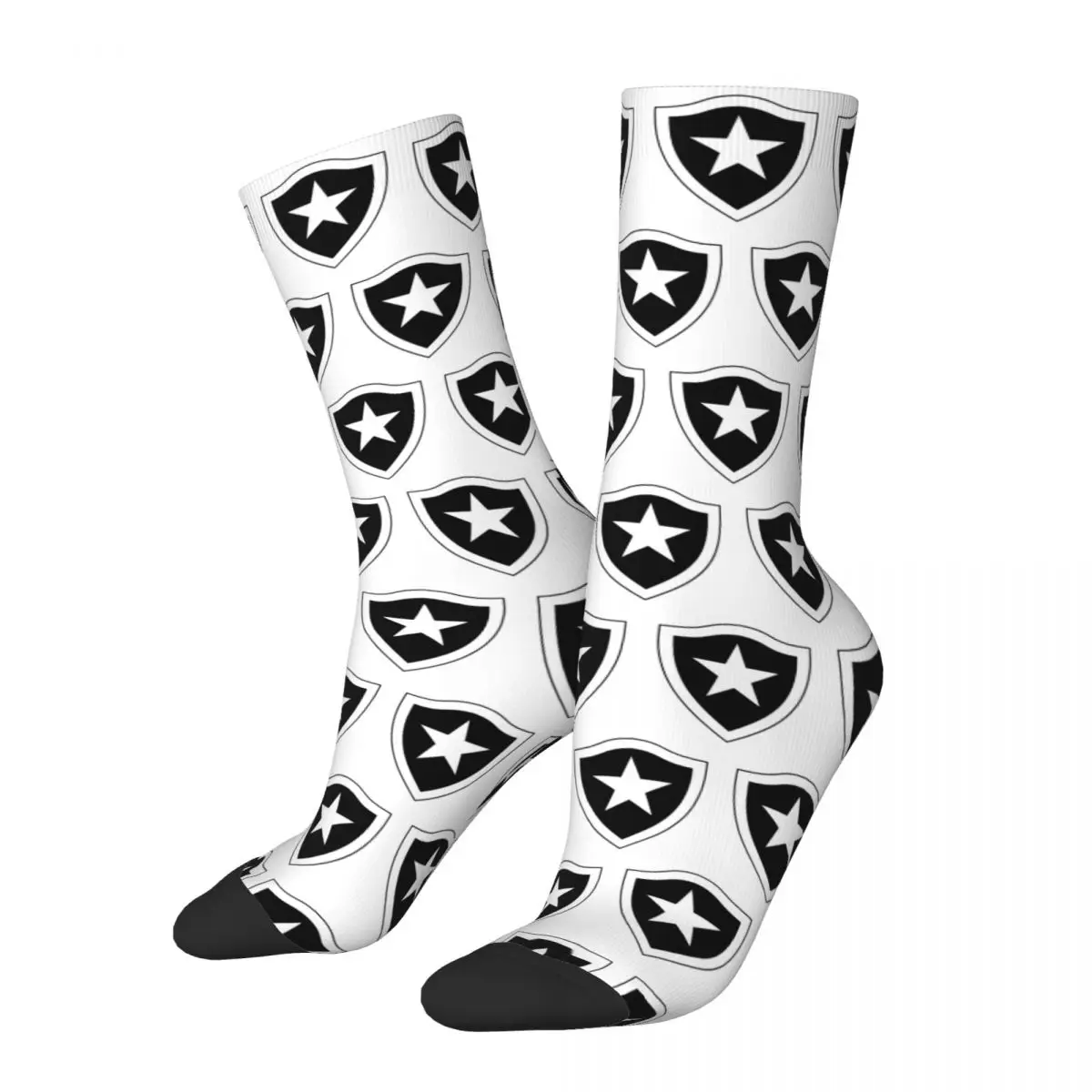 Botafogo Socks Harajuku Super Soft Stockings All Season Long Socks Accessories for Man's Woman's Christmas Gifts