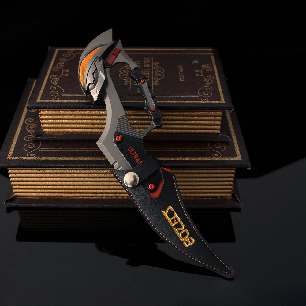 22 ซม.Rena Breakout Beria เกม Twilight Claw มีดโลหะเต็มรูปแบบหัตถกรรมอาวุธรุ่นสะสมโต๊ะเครื่องประดับของเล่นเด็ก