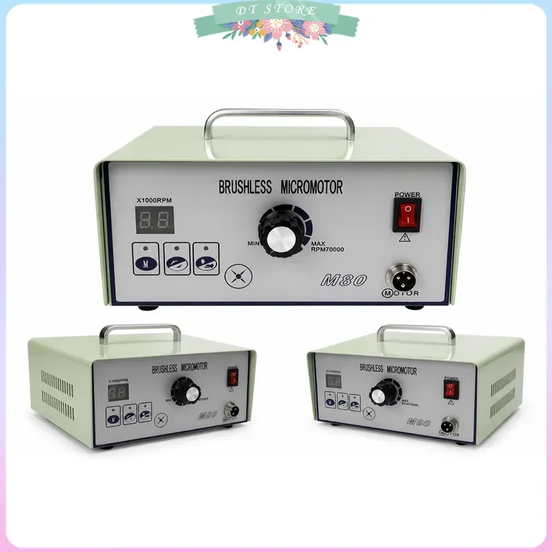 High Speed 90000RPM Brushless Motor Micromotor Polishing Machine Handpiece Jewellery Engraving Tool 220V/110V