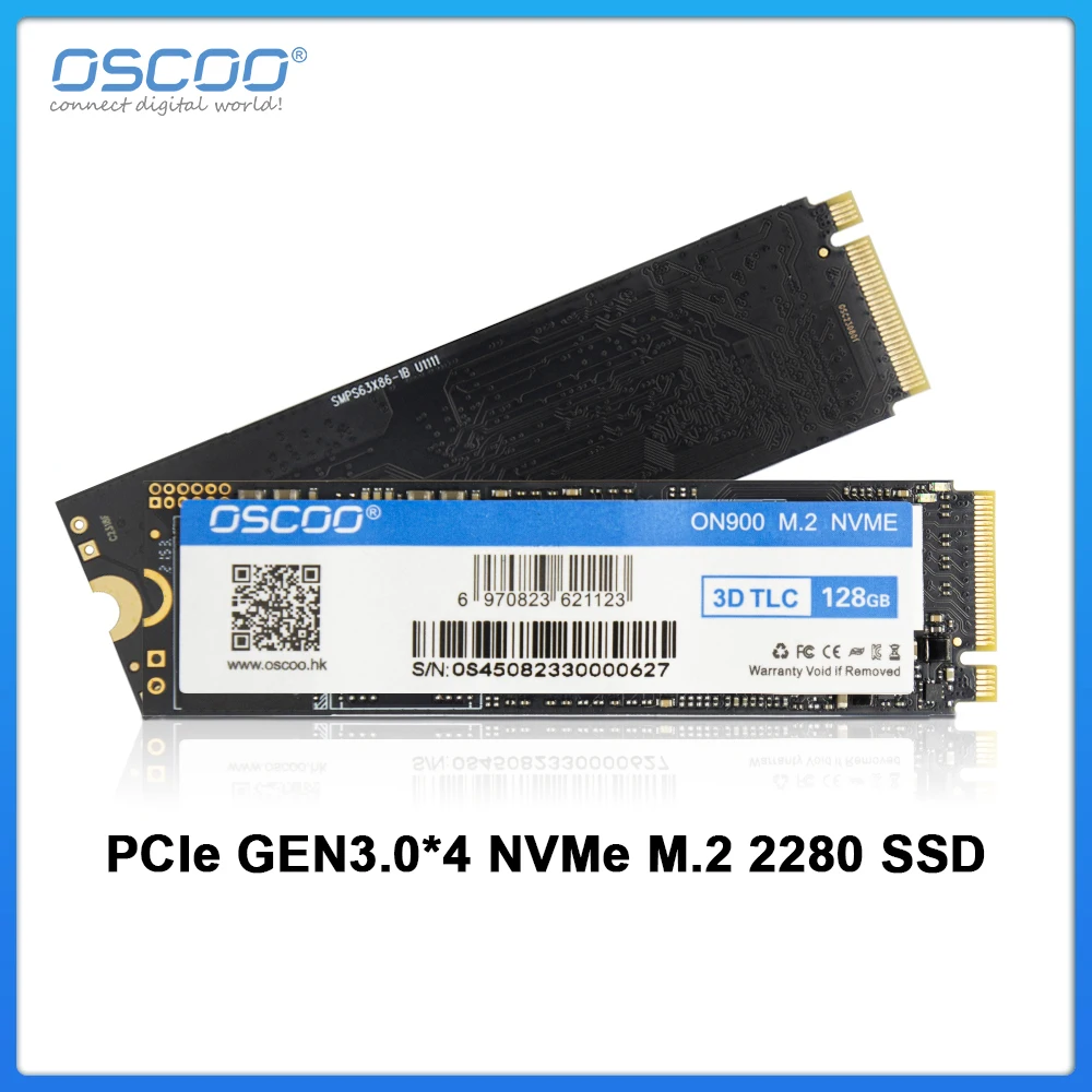 OSCCO 128GB 256GB 512GB 1TB SSD PCIe Gen3.0*4 NVMe M.2 2280 SSD Internal Hard Drive 3D TLC Nand Flash For Notebook Desktop SSD