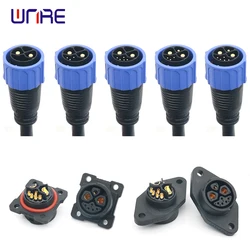 Scooter Scoket E-BIKE Battery Connector IP67 30-50A Charging Port Plug With Cable Wire Charging/Discharging Batteries Plug