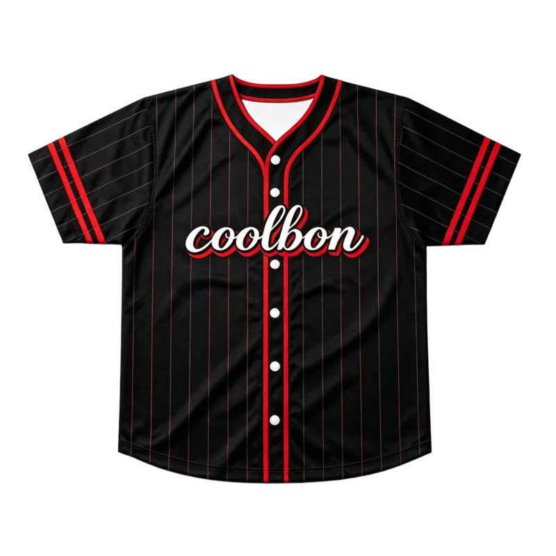 Men's Wholesale Custom Polyester Short Sleeve Baseball Shirt Button down Sublimation Team Training School Uniform