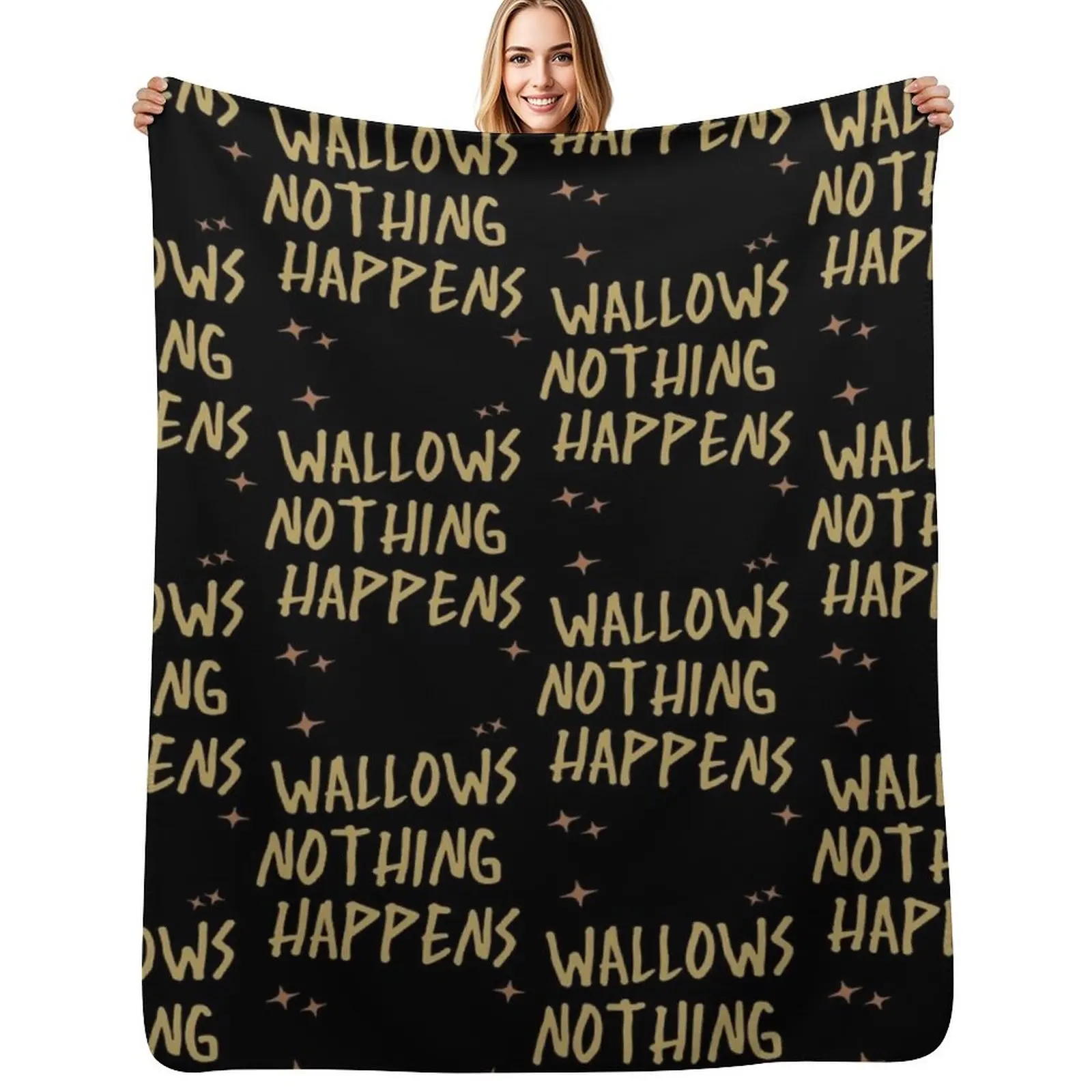 

Wallows Nothing Happens Music Throw Blanket Versatile Cozy Throw Blanket for All Occasions