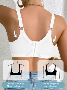 Alternative view of Sexy Large Size Lace Splicing Underwire  Push-Up Bra
