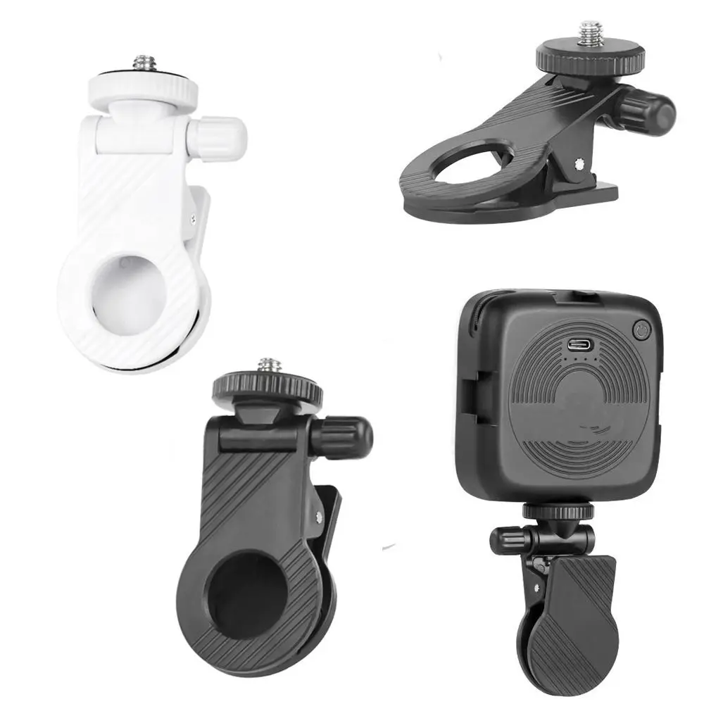 1/4 Screw Mount Mini Fill Light Clip Plastic Mobile Phone Computer Fill Light Fixed Camera Flash Holder Portable
