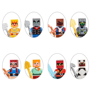 24 ks/sada Minecraft adventní kalendář, krabice, figurka, anime, akční figurka, model, stavebnice, vánoční kalendář, odpočítávání, dětské hračky, dárky 12 nejlepší prodej Adventní kalendář Minecraftu - №1