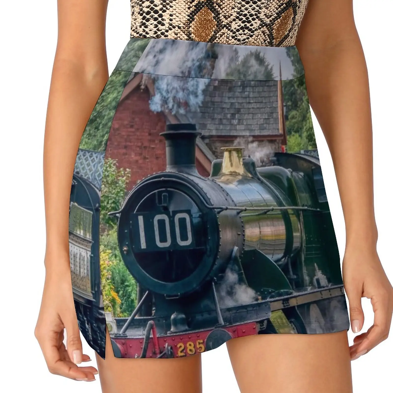 

Great Western Railway Engine 2857-100Th Birthday Skirts Woman Fashion 2022 Pant Skirt Mini Skirts Office Short Skirt Gwr Great