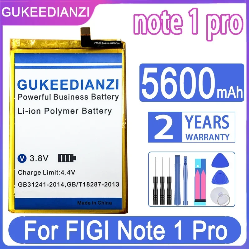 

Сменный аккумулятор GUKEEDIANZI 5600 мАч для FIGI Note 1 Pro 1Pro Note1 Pro, батареи