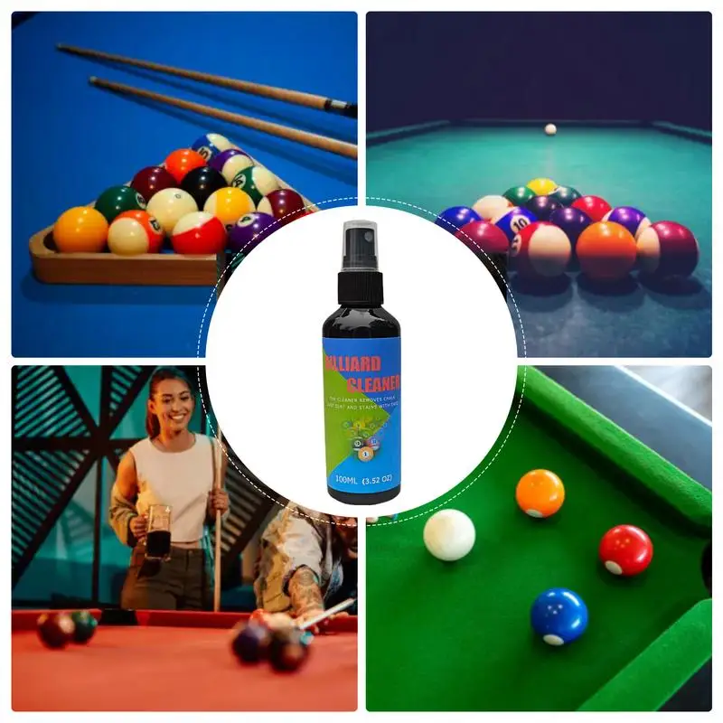 Billiard Ball Polishing Spray Billiard Ball Polish Agent Luster Restoration Billiard Ball Accessories For Standard Resin Ball