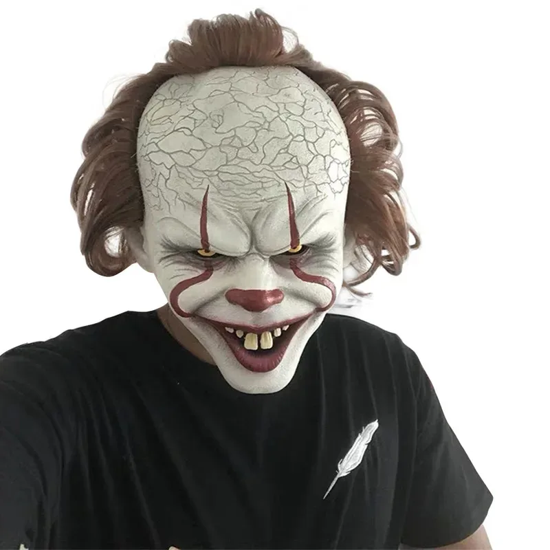 

Mascaras Halloween new mask horror cosplay horror clown full face horror movie costume props carnival dress up party festival co