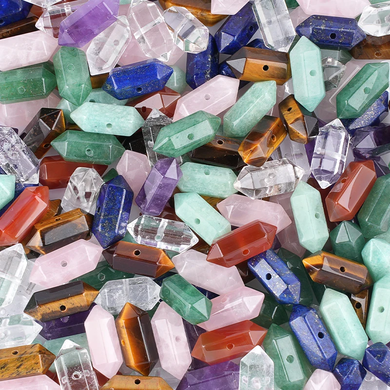 

2Pcs DIY Loose Beads Natural Stone Agate Obsidian Beads 21x8mm For Jewelry Making DIY Bracelet Necklace Earrings Accessory