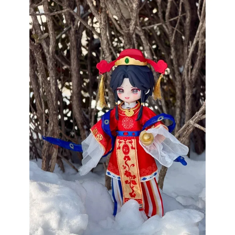 새로운 오리지널 나기 스텝 위스퍼링 윈드 시리즈 BJD 블라인드 박스 미스터리 박스 인형 선물 데스크탑 장식 애니메이션 피규어 장난감