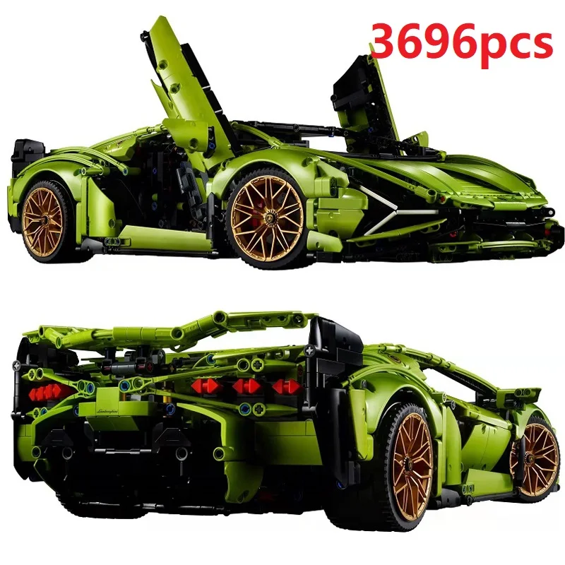 With Original Box 3696pcs Building Blocks Compatible 42115 Bricks Model Project for Adults Sports Car Christmas And Birthday Gif