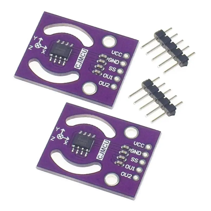 Módulo de Sensor de mango Digital, ángulo tridimensional, 2 piezas, MLX90333