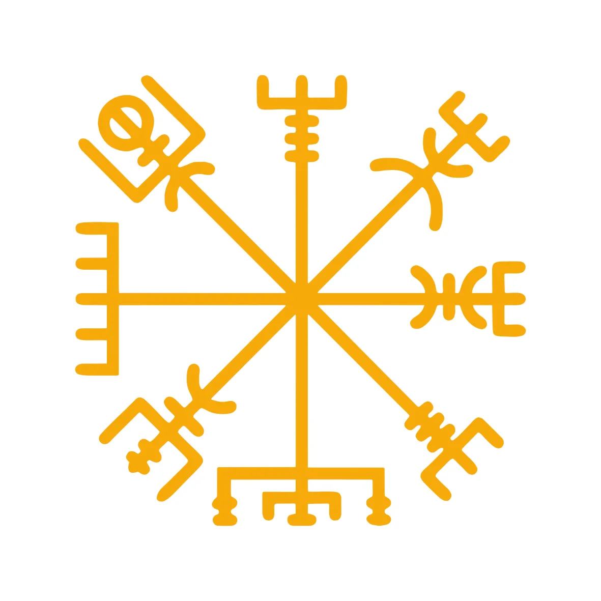 Verschillende Maten Kleuren Viking Rune Vegvisir Talisman Grappige Auto Sticker En Sticker Vinyl Auto Stickers Kiezen Maat