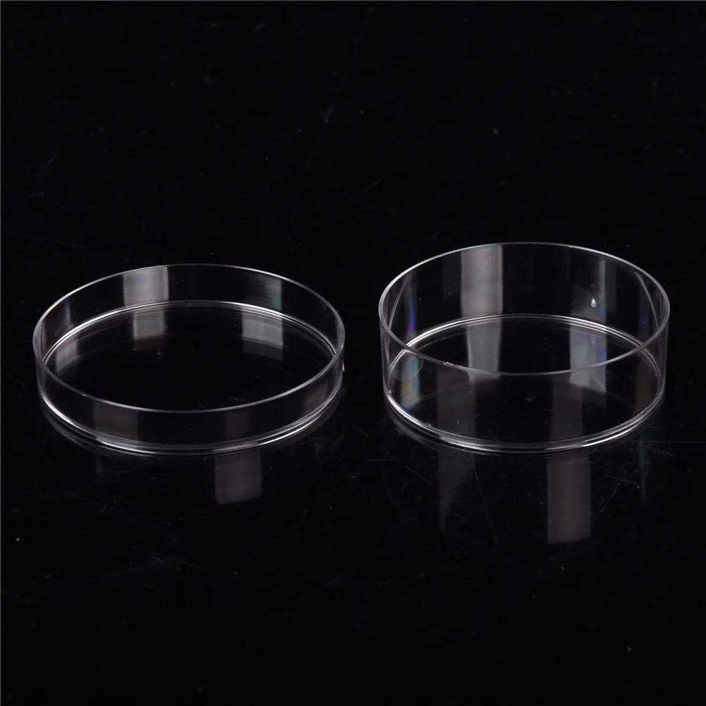 10 Pcs Disposable Plastic Petri Dishes With Lids 35x15mm Biomedical Laboratory Supplies Cell Culture Dishes