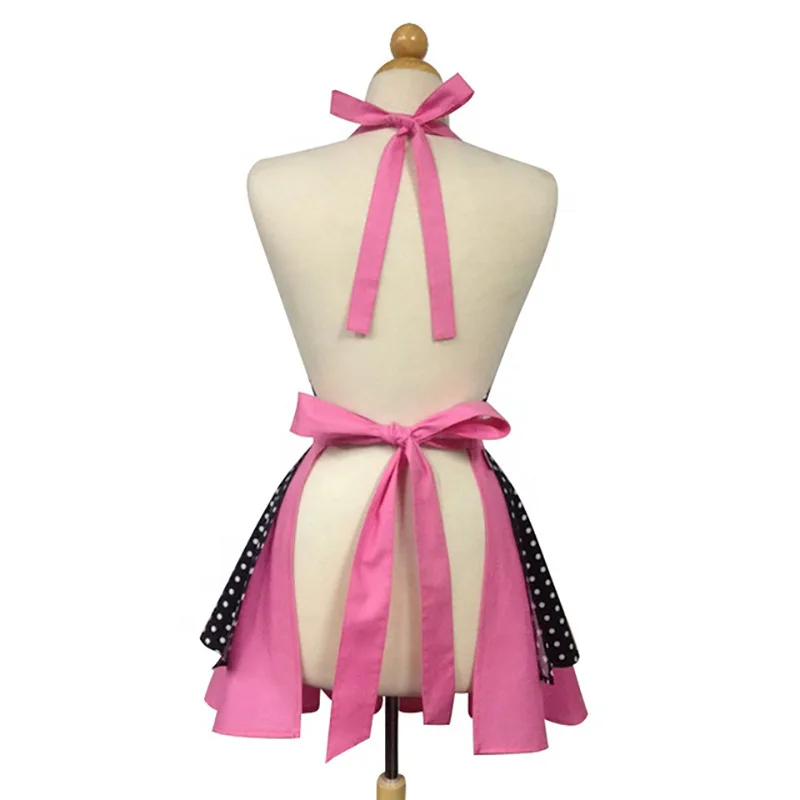 Jananese Sexy Woman Tool for Couples Maid Outfit Kawaii Dress Restaurant  Short Color Coffee Shop Lovely Bow Lace Kitchen Apron