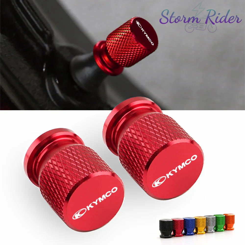 For KYMCO AK550 ST Xciting S400 i TCS DT X360 125 350 X125 X500 Aluminum Alloy Airdust Tire Valve Cap CNC Motorcycle Accessories