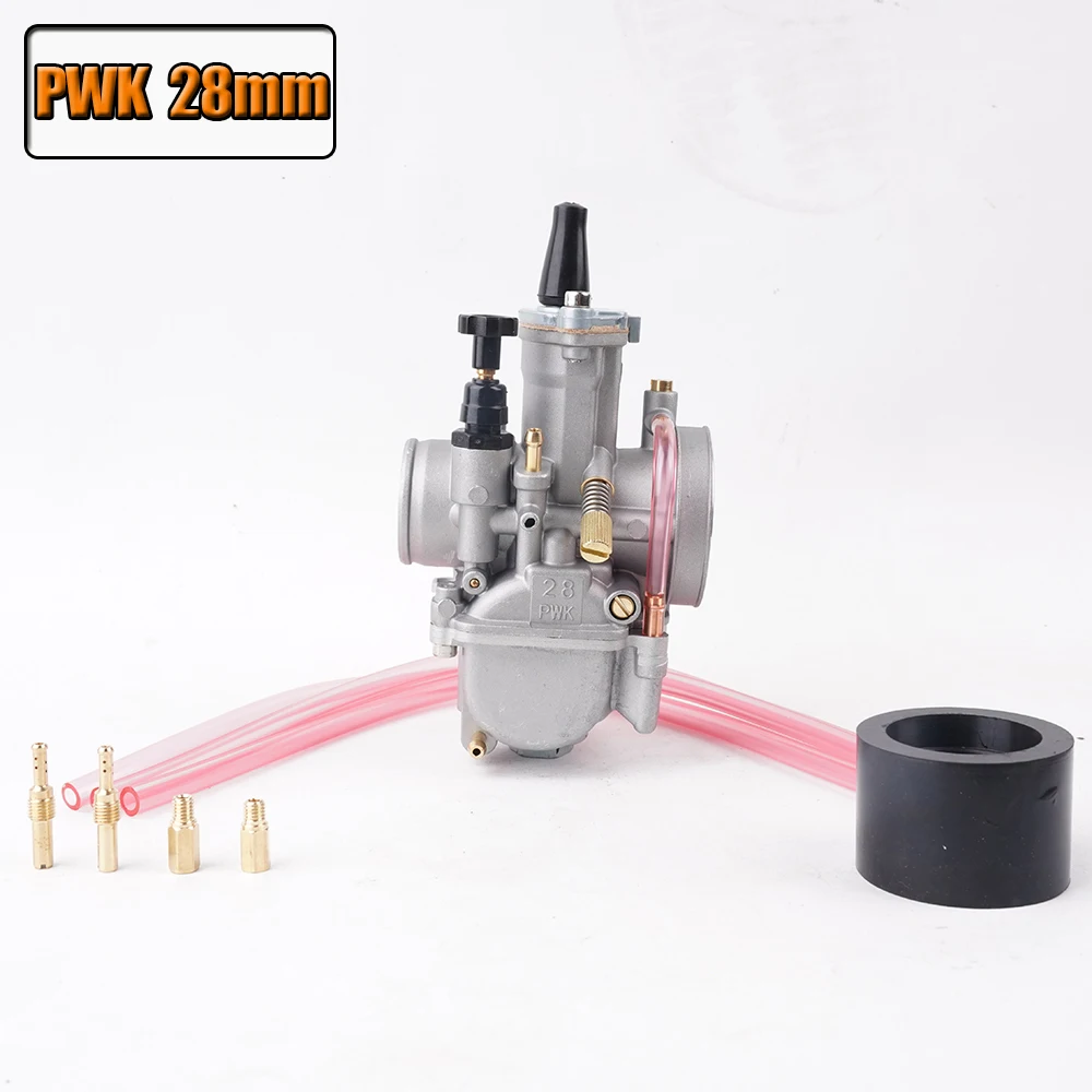 PWK universele carburateur, 21 24 26 28 30 32 34 mm PWK motorfiets carburateur vermogen injectie, voor racen Mikuni Koso ATV Yamaha