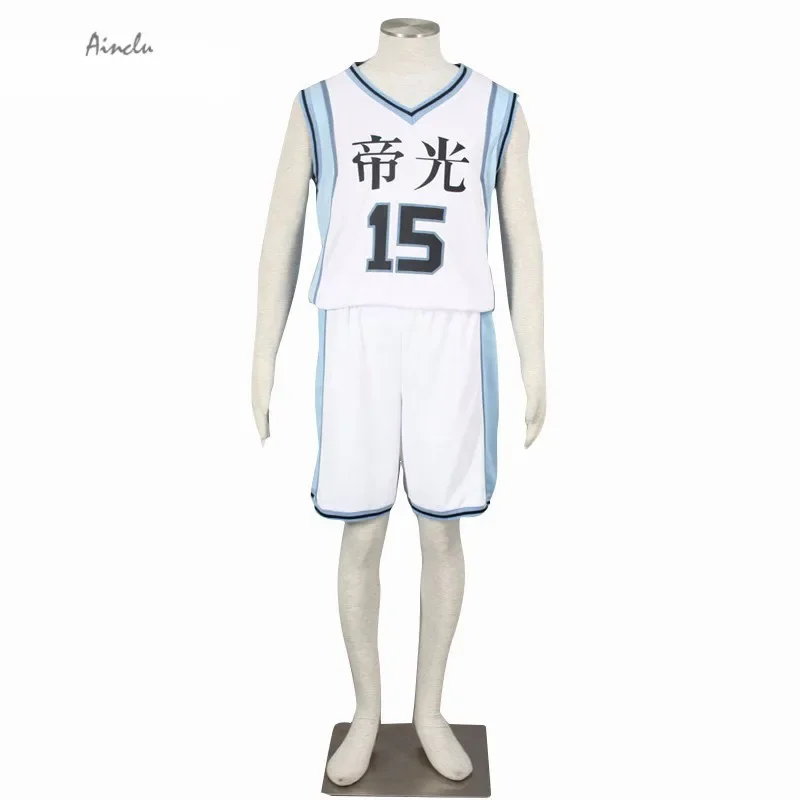 Ainclu Costume White Kuroko no Basket Kuroko's Basketball Tetsuya Kuroko SEIRIN Jersey Cosplay For Kid and Adult Costume