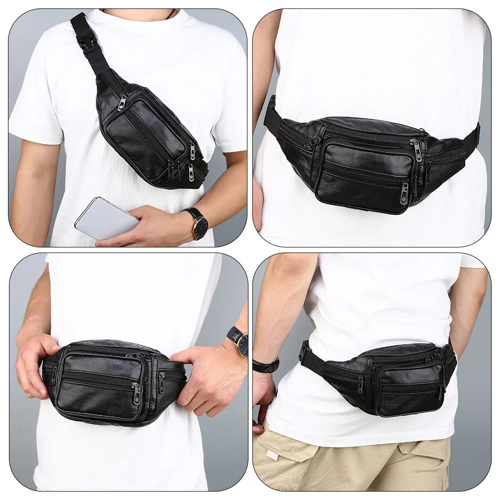 

Mens Waist Bag Durable Non Slip Waterproof Adjustable Straps Sufficient Capacity Phone Keys Tissue Running Belt Phone