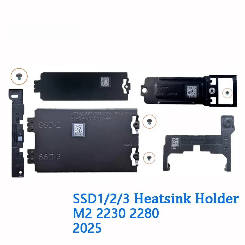 Laptop SSD 2280 Bracket Heatsink Plate For DELL Alienware 16 18 Area-51 M2 SSD1/2/3 2230 to 2280