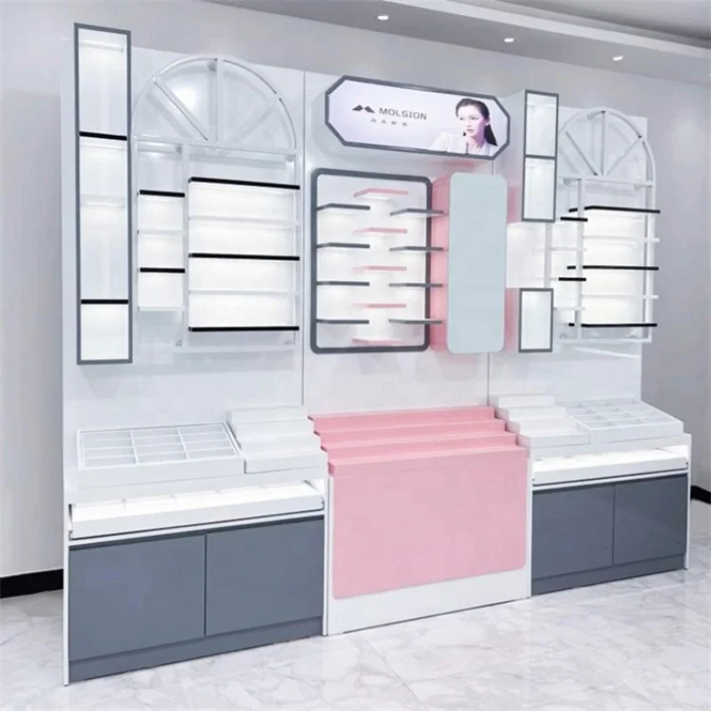 custom.MDF Wood Glasses Display Cabinet Custom Display Stand Shelf Rack Sunglasses Eyeglasses Store