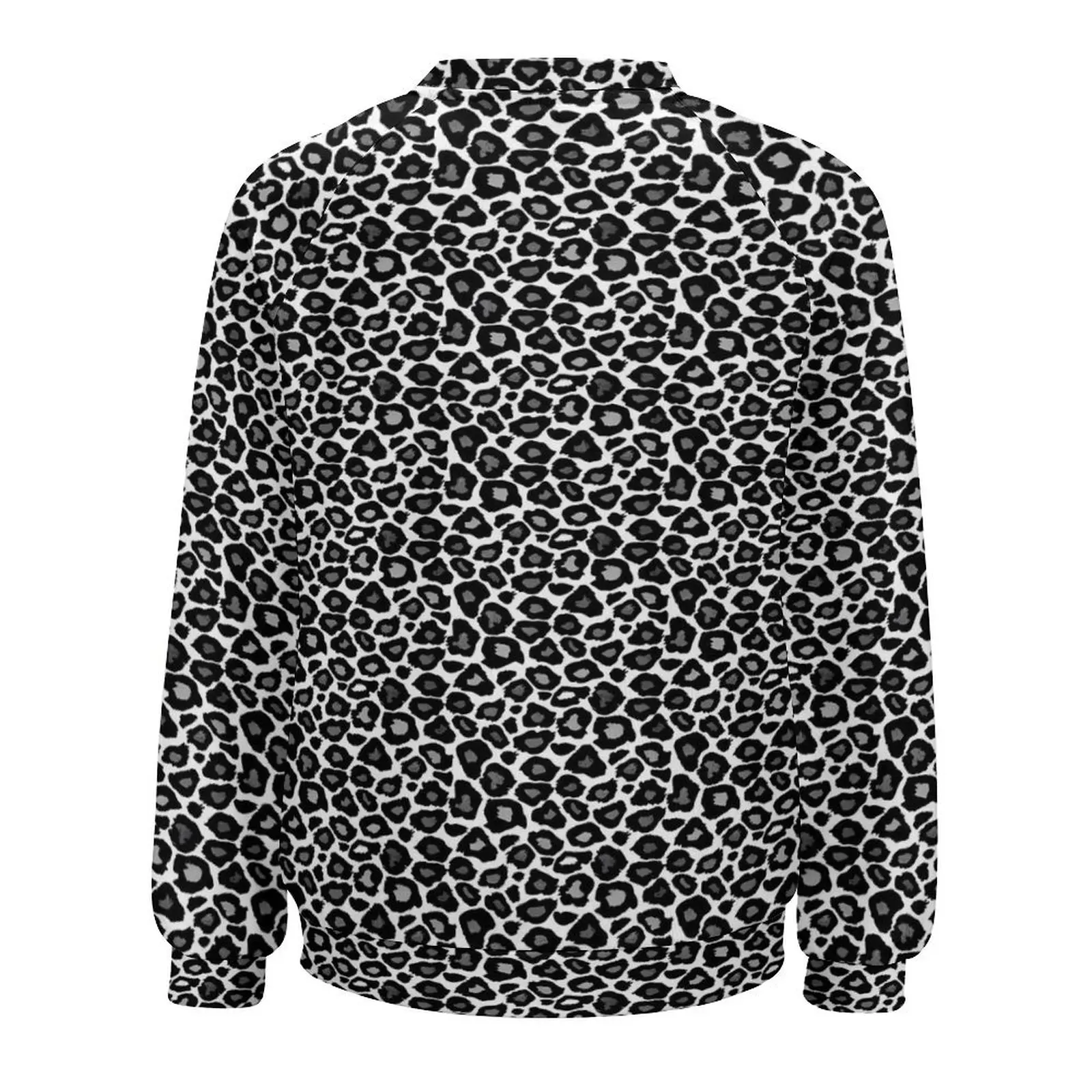 Schwarz-Weiß-Leoparden-Hoodies Dame Langarm-Tier druck y2k lässig Hoodie Großhandel Hip Hop übergroße Design-Sweatshirts