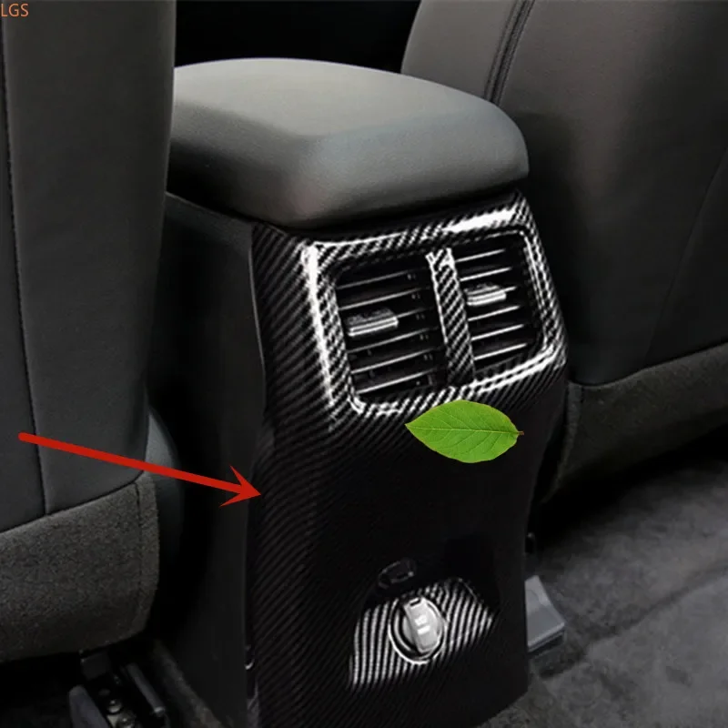 For Ford focus 2019-2022 ABS Chrome Rear air conditioner air outlet Decorative frame Anti-scratch protection car accessories