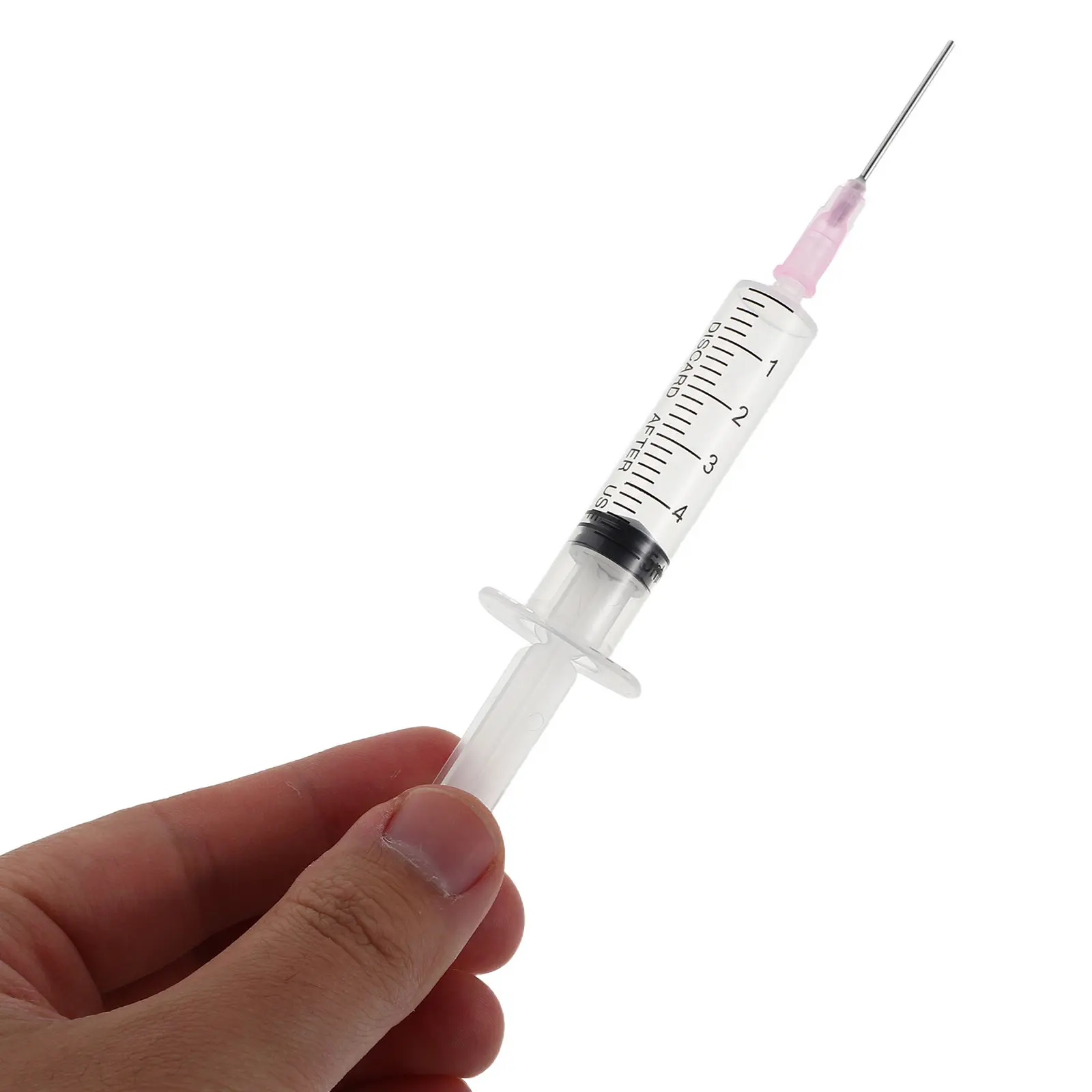 

50Pcs Ink Refill Syringe for Fountain Pens Flat Tip Needle Leak-Proof Transparent Plastic Body with Scale Precise Ink Transfer