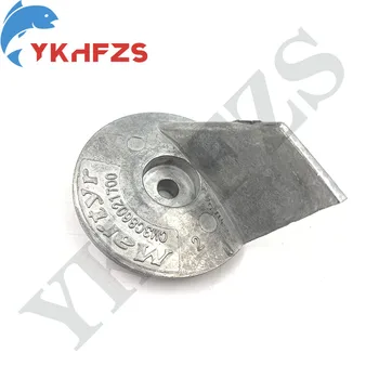 Anode de languette de garniture en zinc pour hors-bord Tohatsu, plaque d'anode de languette de garniture, 3 C8, 60217, 1 d'effets, 25, 30, 40, 50, hp, 2 temps