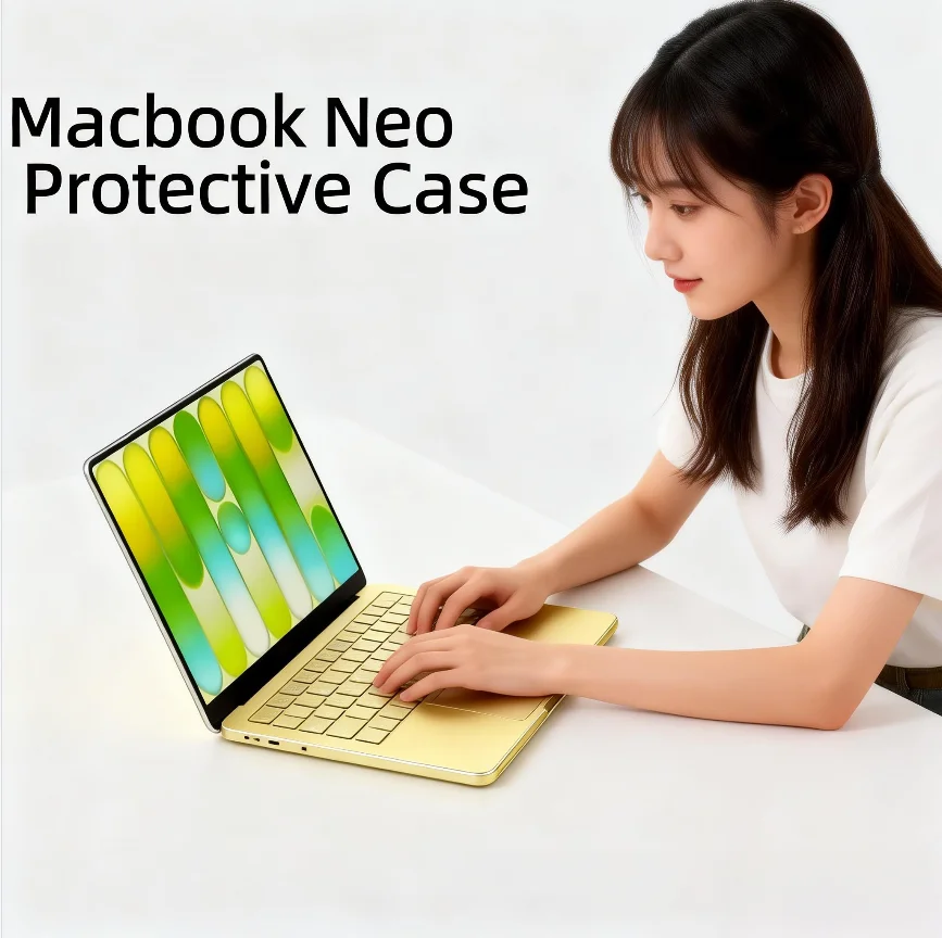 

Чехол для ноутбука MacBook Neo, сенсорный чехол-накладка для MacBook 2026, защитный чехол-скин для MacBook Neo A18 Pro A3404