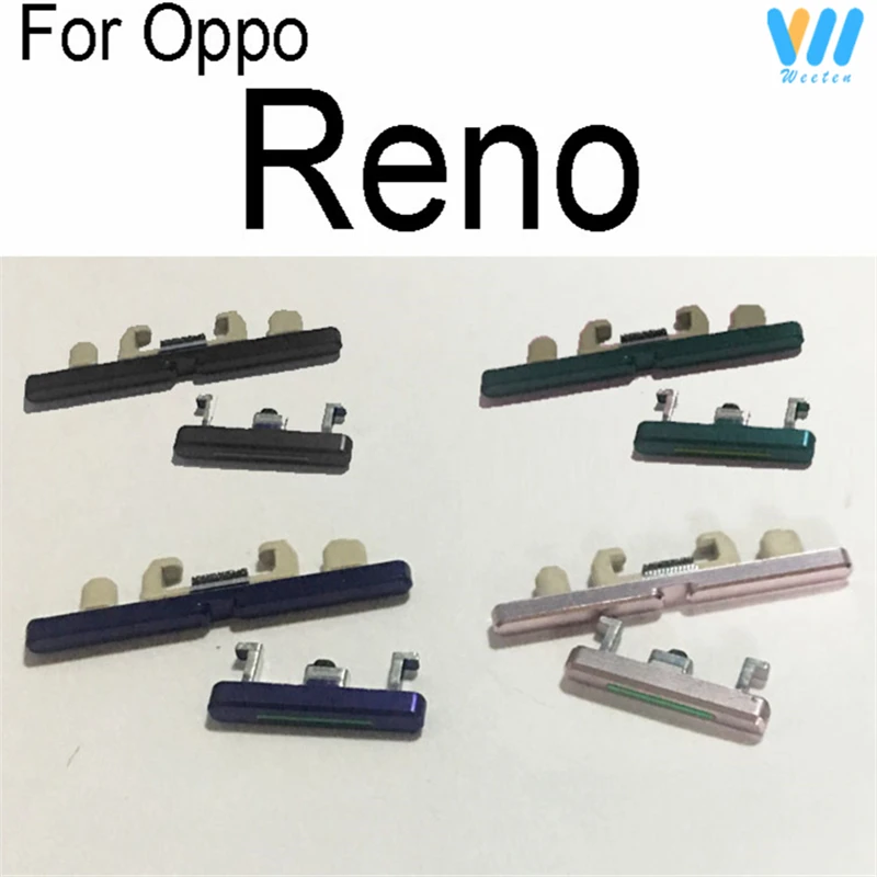 For OPPO Reno 2 Z 2Z 2F Power Volume Buttons ON OFF Power Volume Button Up Down Side Keypads Flex Cable Replacement Repair Parts