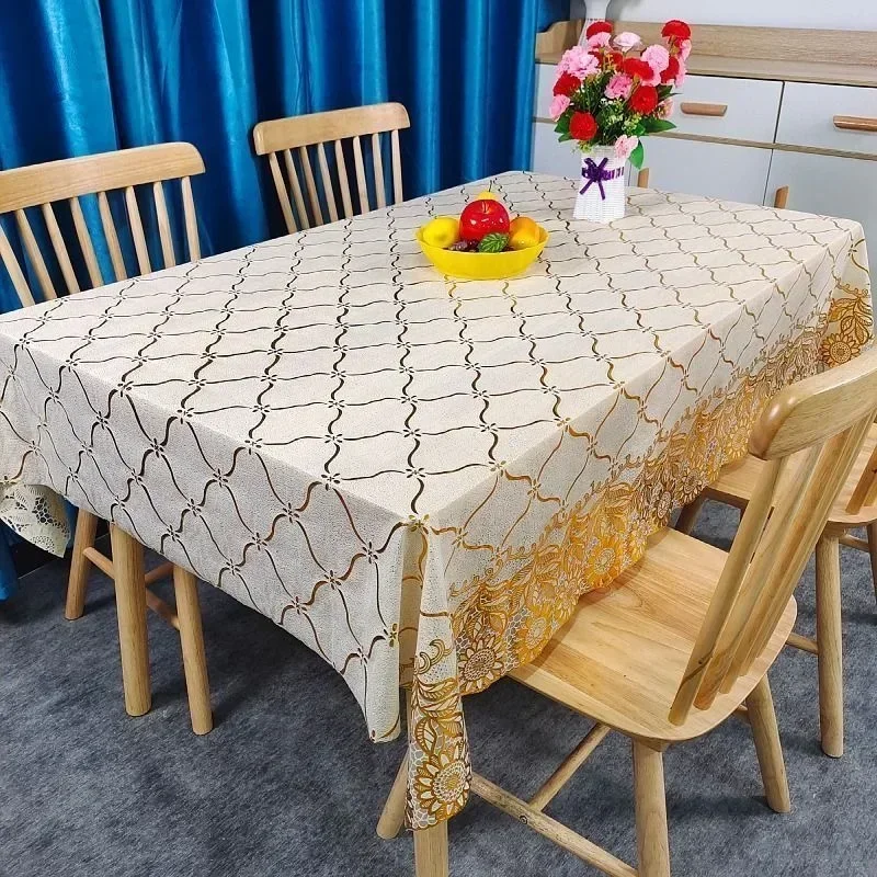 Waterproof, oil-proof, anti-scalding, no-wash table mat, rectangular tableclothYar7264